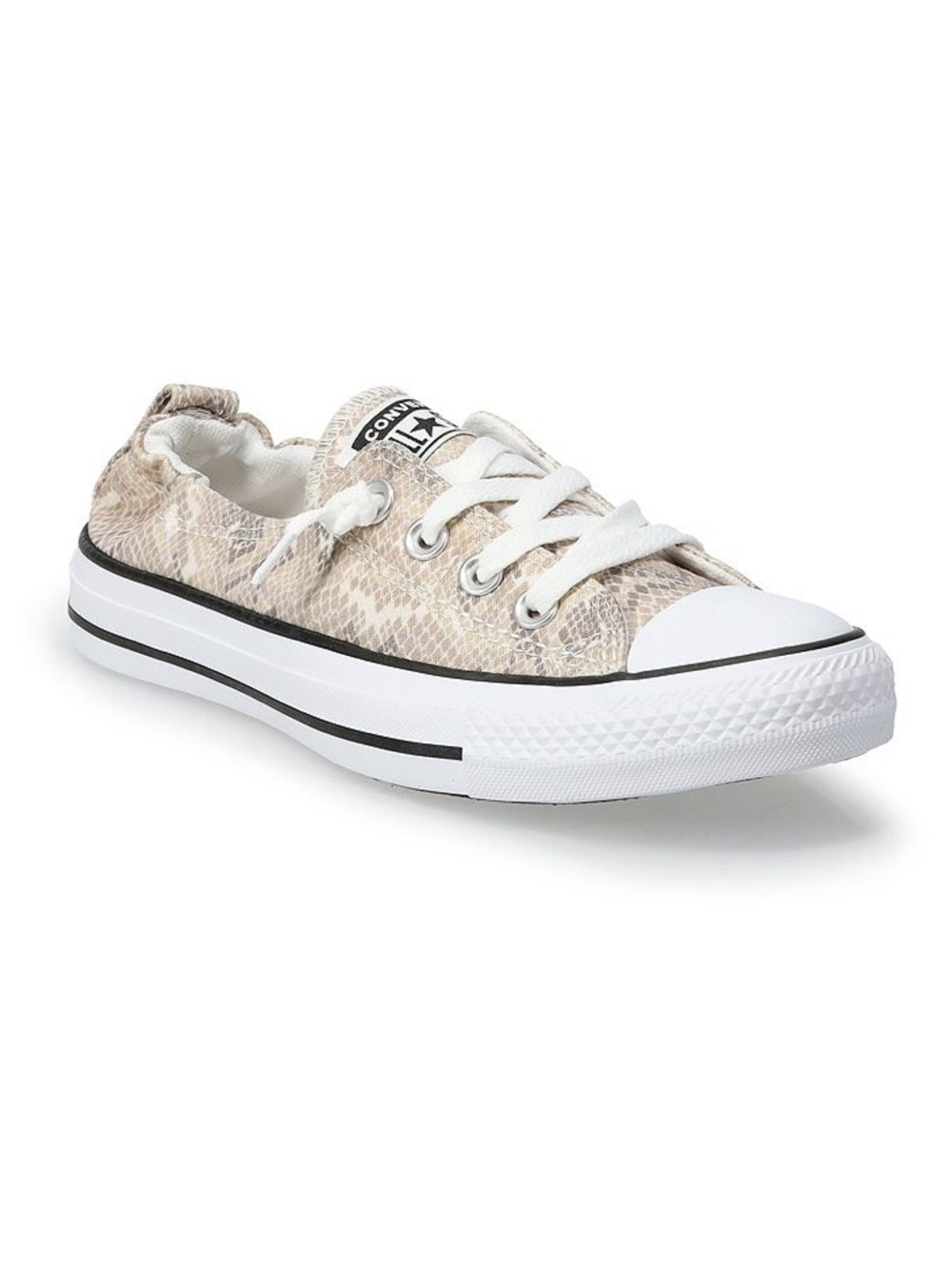 Converse Shoreline Slip on Low Top Snake-Print Slip-On Sneaker Size 9